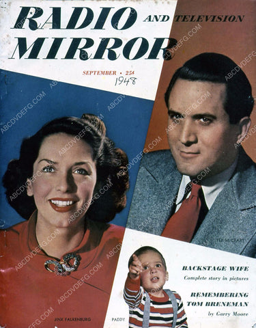 Jinx Falkenburg Tex McCrary Radio Mirror magazine cover 35m-3960