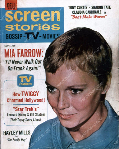 Mia Farrow Screen Stories magazine story 35m-4003