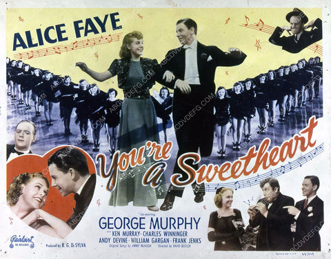 Alice Faye George Murphy film You're a Sweetheart 35m-4087