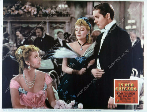 Alice Faye Tyrone Power film In Old Chicago 35m-4092