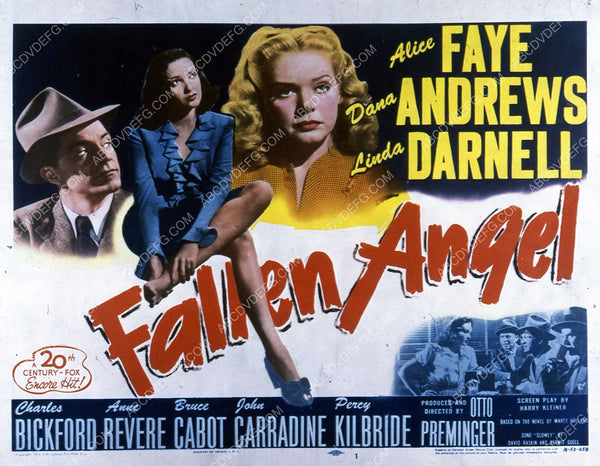 Alice Faye Dana Andrews film Fallen Angel 35m-4102 – ABCDVDVIDEO