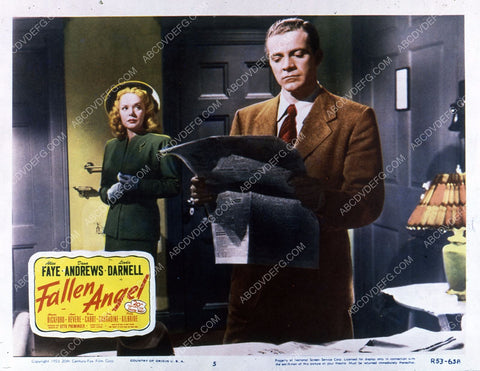 Alice Faye Dana Andrews film Fallen Angel 35m-4105