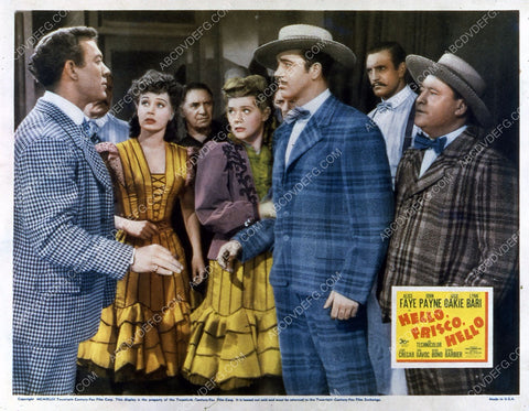 Alice Faye Lynn Bari John Payne film Hello, Frisco, Hello 35m-4108