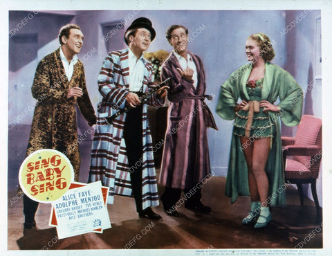 Alice Faye The Ritz Brothers film Sing Baby Sing 35m-4116