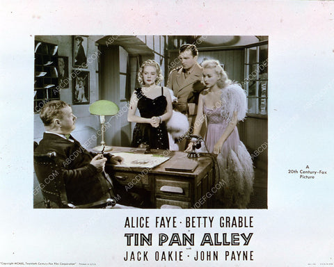 Alice Faye Jack Oakie John Payne Betty Grable film Tin Pan Alley 35m-4140