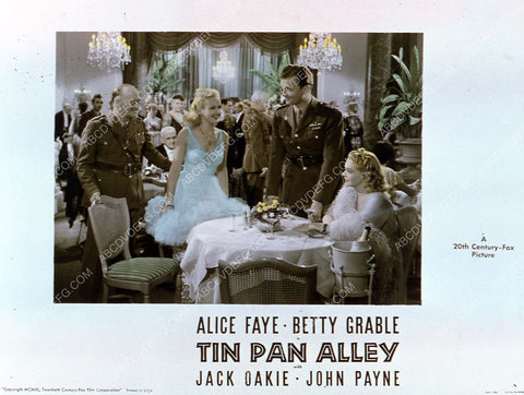 Alice Faye Jack Oakie John Payne Betty Grable film Tin Pan Alley 35m-4141