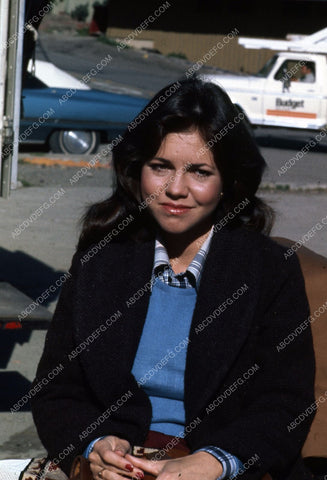 candid Sally Field sitting down between takes 35m-4152