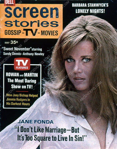 Jane Fonda Screen Stories magazine cover 35m-4201