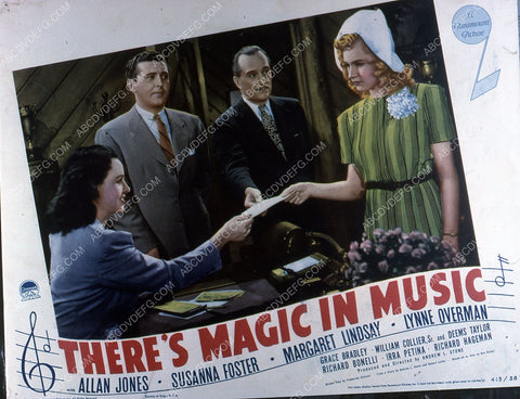 Allan Jones Susanna Foster film There's Magic in Music 35m-4236