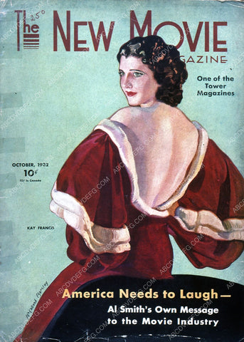 Kay Francis New Movie magazine cover 35m-4242