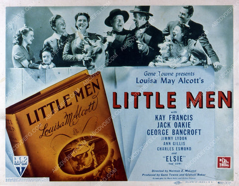 Kay Francis Jack Oakie George Bancroft film Little Men 35m-4255