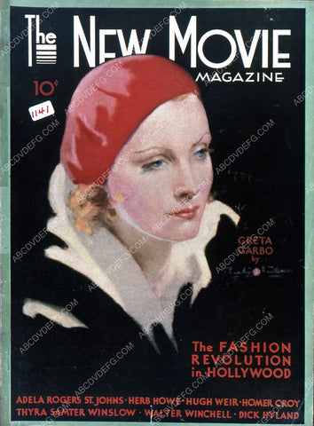 Greta Garbo New Movie magazine cover 35m-4274