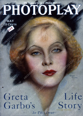 Greta Garbo Photoplay magazine cover 35m-4288 – ABCDVDVIDEO