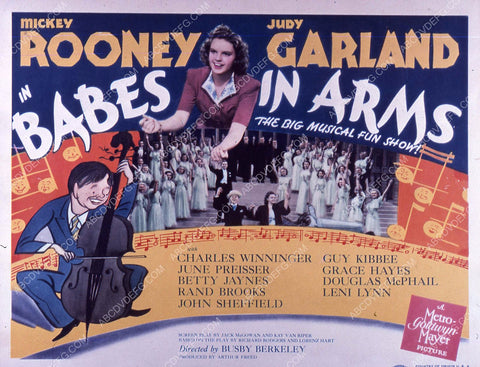 Judy Garland Mickey Rooney film Babes in Arms 35m-4383