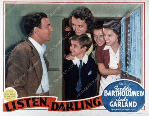 Judy Garland Freddie Bartholomew film Listen Darling 35m-4437