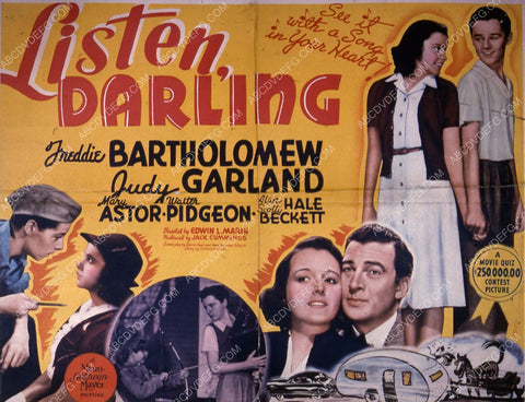 Judy Garland Freddie Bartholomew film Listen Darling 35m-4440