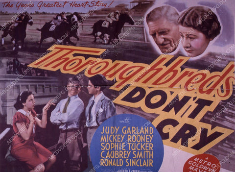 Judy Garland film Thoroughbreds Don't Cry 35m-4473