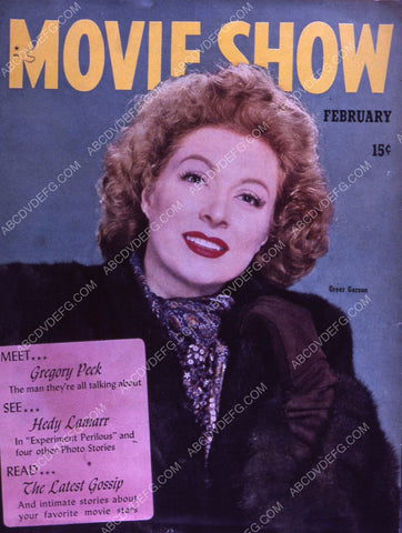 Greer Garson Movie Show magazine cover 35m-4480