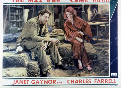 Janet Gaynor Charles Farrell film The Man Who Came Back 35m-4501