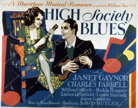 Janet Gaynor Charles Farrell film High Society Blues 35m-4505