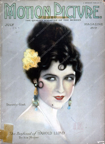 Dorothy Gish Motion Picture magazine cover 35m-4516