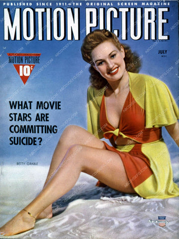 Betty Grable Motion Picture magazine cover 35m-4564