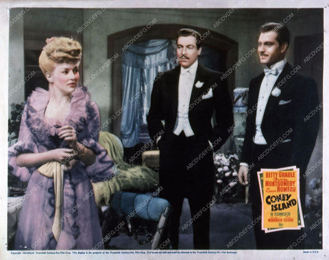 Betty Grable Cesar Romero George Montgomery film Coney Island 35m-4575