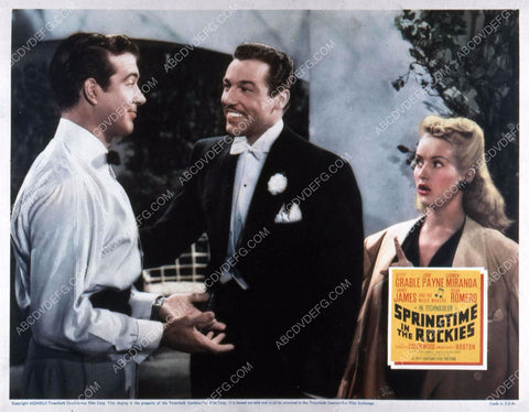 Betty Grable Cesar Romero John Payne film Springtime in the Rockies 35m-4582