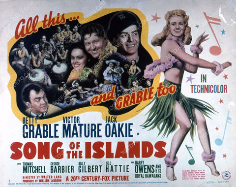 Betty Grable film Song of the Islands 35m-4587