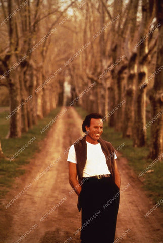 singer Julio Iglesias out in the woods photo shoot 35m-4683