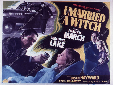 Fredric March Veronica Lake film I Married a Witch 35m-4752