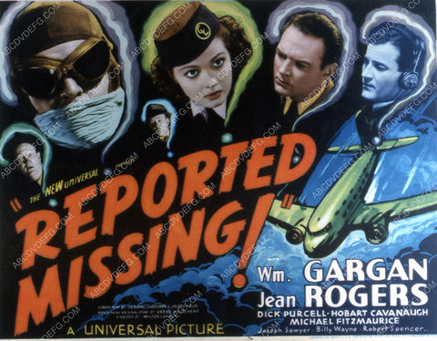 William Gargan Jean Rogers film Reported Missing 35m-4767