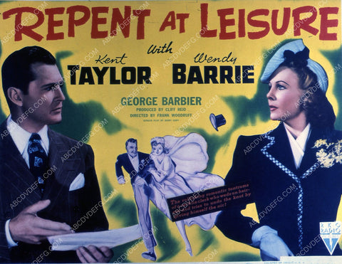 Kent Taylor Wendy Barrie film Repent at Leisure 35m-4776