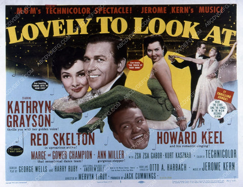 Kathryn Grayson Howard Keel film Lovely to Look at 35m-4813