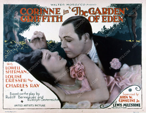 Corinne Griffith Lowell Sherman silent film The Graden of Eden 35m-4822