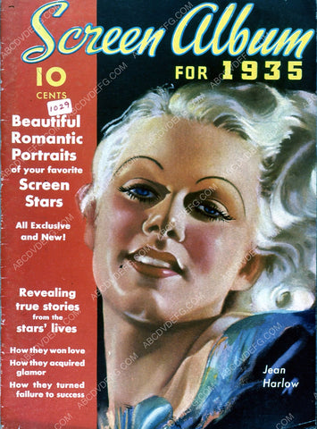 Jean Harlow Screen Album magazine cover 35m-4887