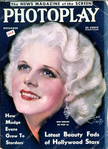 Jean Harlow Photoplay magazine cover 35m-4888