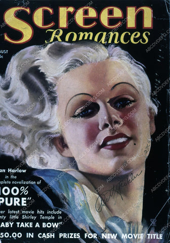 Jean Harlow Screen Romances magazine cover 35m-4895 – ABCDVDVIDEO