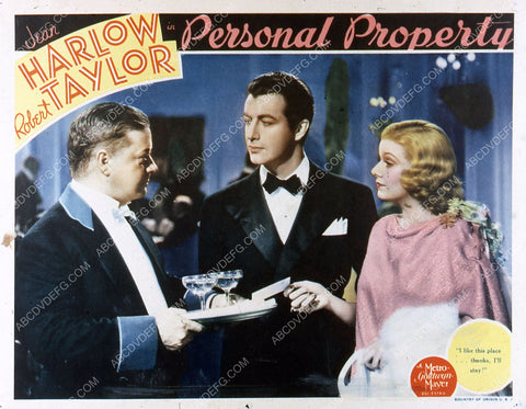 Jean Harlow Robert Taylor film Personal Property 35m-4906