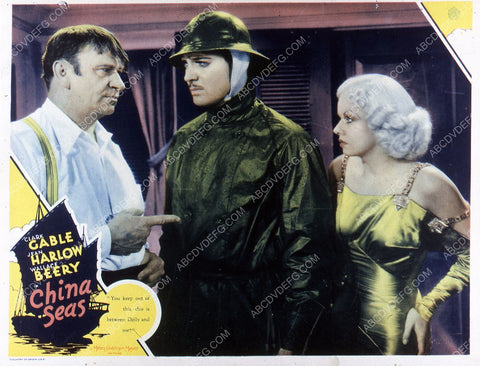 Clark Gable Wallace Beery Jean Harlow film China Seas 35m-4934