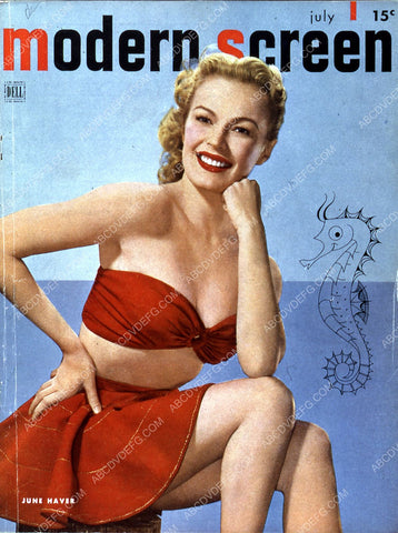 June Haver Modern Screen magazine cover 35m-5020