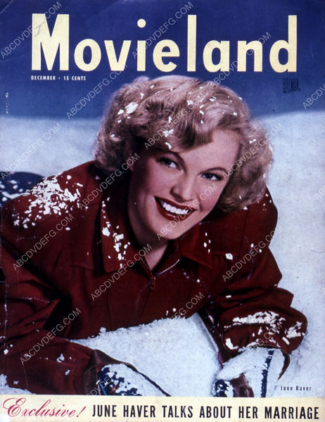 June Haver Movieland magazine cover 35m-5021 – ABCDVDVIDEO