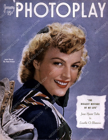 June Haver Photoplay magazine cover 35m-5022
