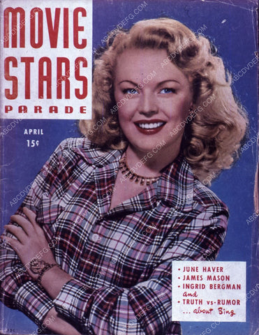 June Haver Movie Stars Parade Screen magazine cover 35m-5023
