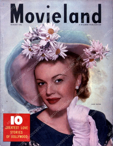 June Haver Movieland magazine cover 35m-5025