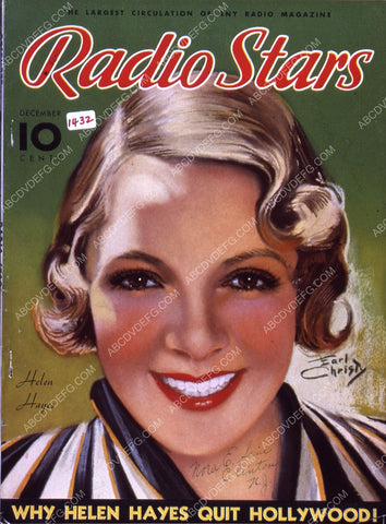 Helen Hayes Radio Stars magazine cover 35m-5042