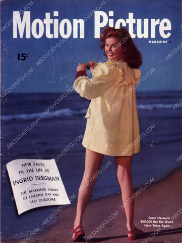 Susan Hayward Motion Picture magazine cover 35m-5048