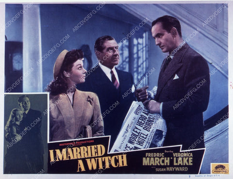 Susan Hayward Fredric March film I Married a Witch 35m-5051