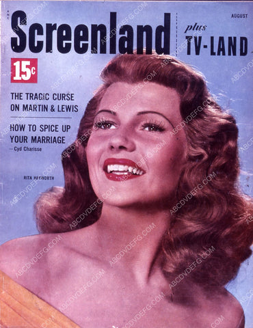 Rita Hayworth Screenland magazine cover 35m-5069