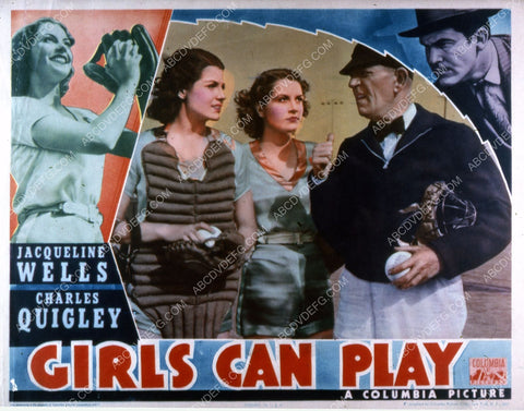 Jacqueline Wells Rita Hayworth baseball film Girls Can Play 35m-5082